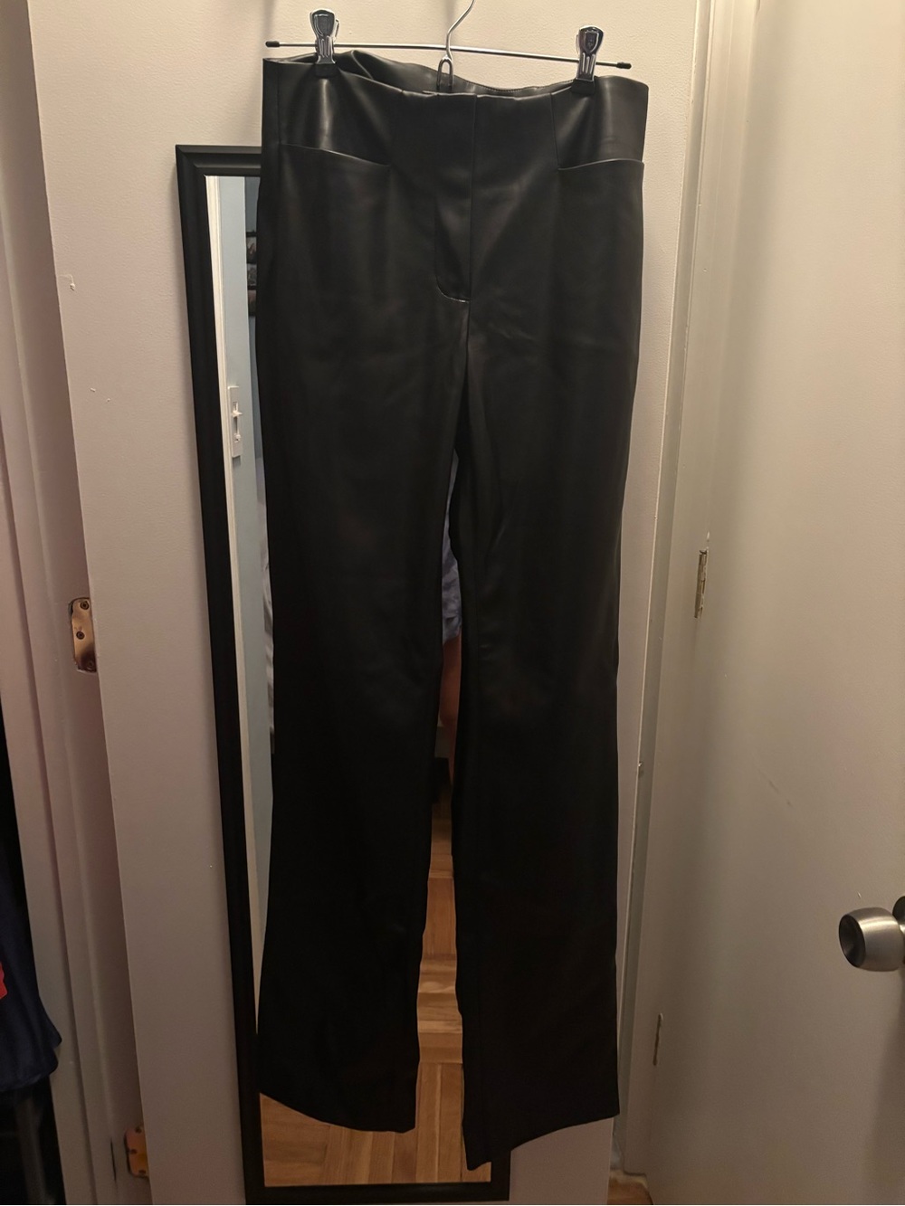 NWT KHY faux leather pants